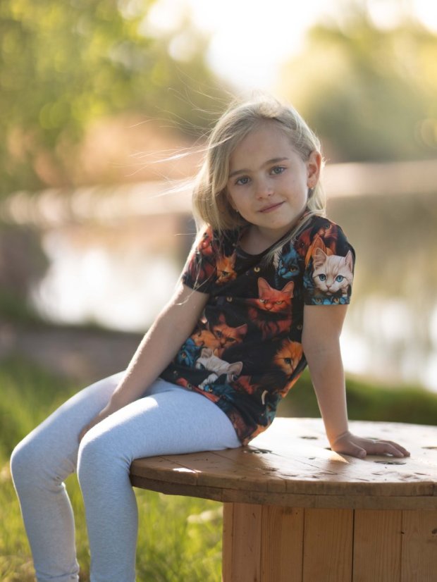 Dětské tričko, divoké kočky