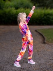 Dětské pyžamo, červánková zahrada