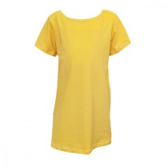 Dámské šaty OVERSIZE, žlutá slunečnice