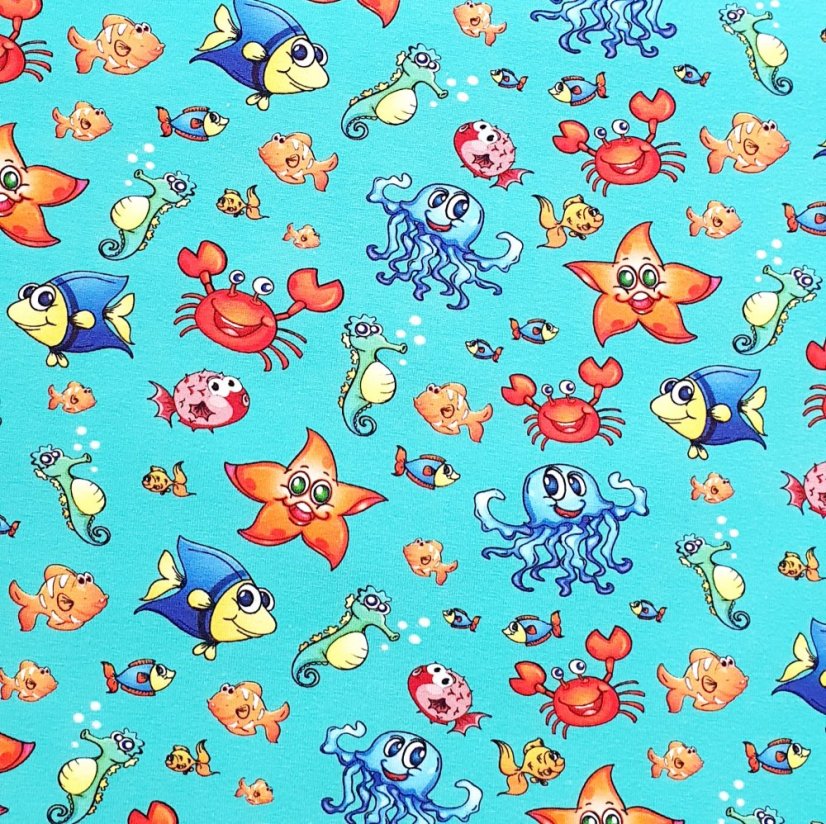 Dětské krátké kraťasy, mořský svět