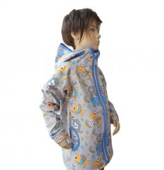 Detská softshellová bunda DINO ľahká