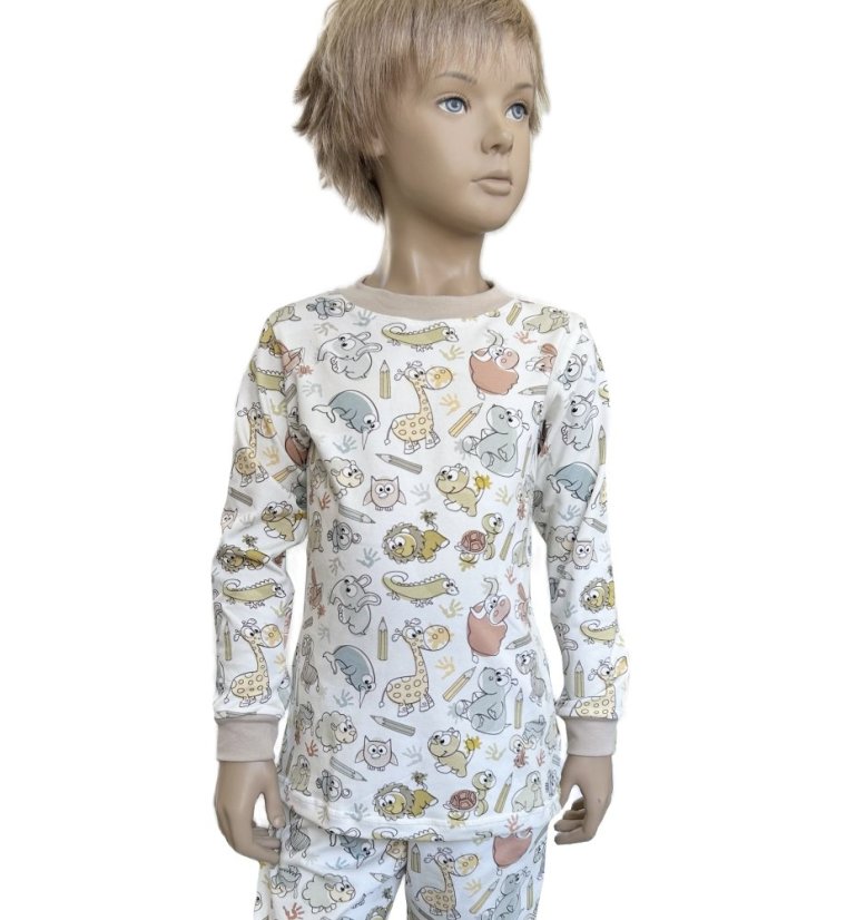 Detské tričko, pastelková zoo