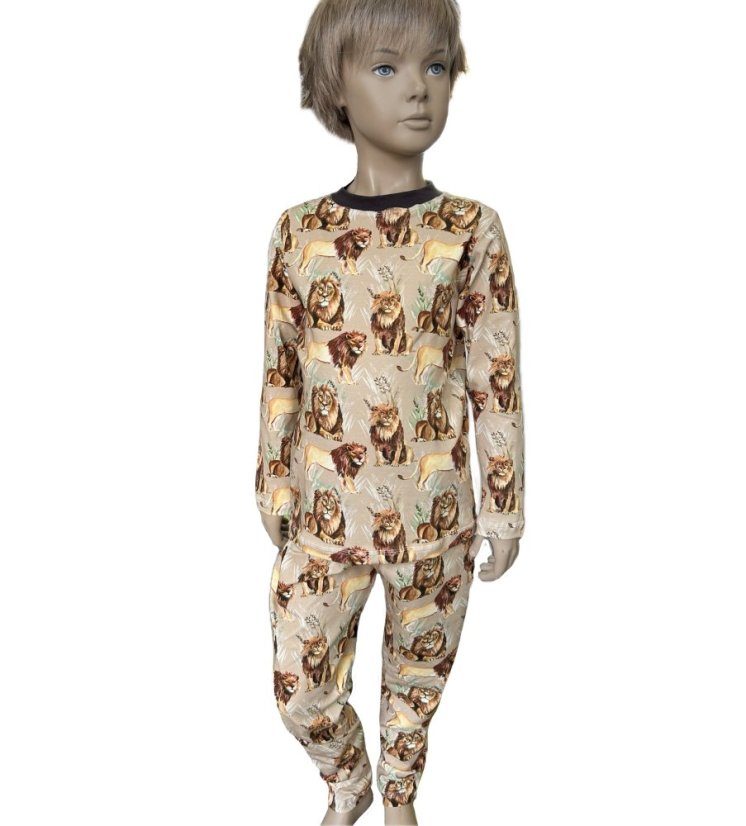 Dětské pyžamo, král savany