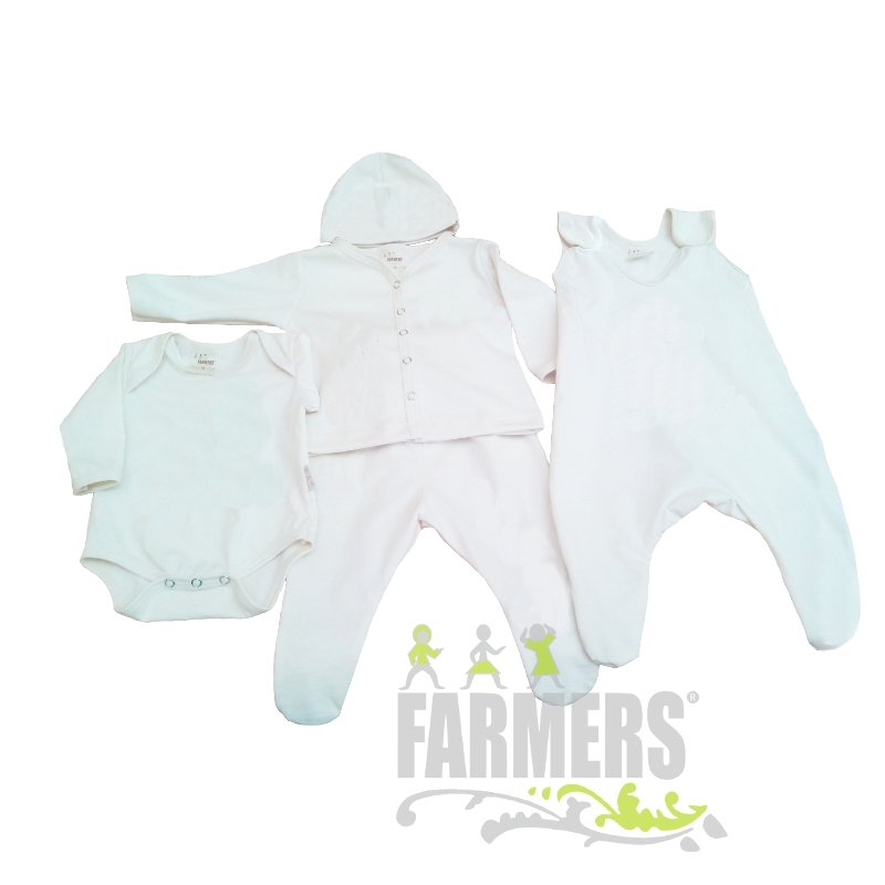 Kojenecká souprava BIO BABY natur (Velikost 80)