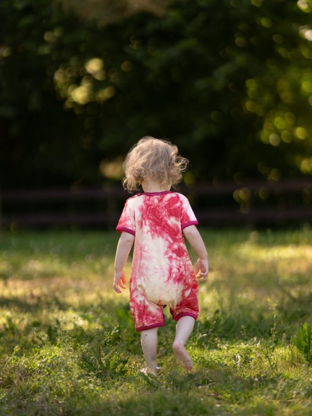 Detský letný overal BAMBUS, batika