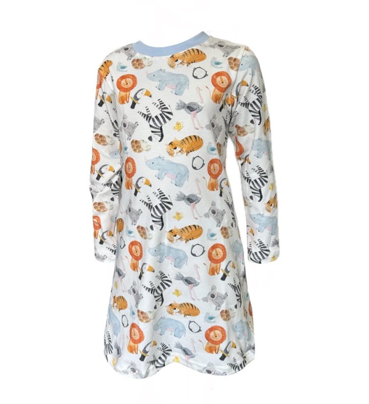 Dámská noční košile, kamarádi ze zoo