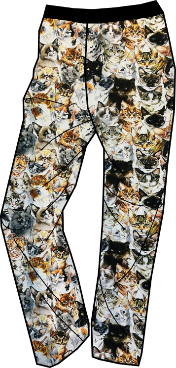 Pánske nohavice DIGI BIG CATS ľahké