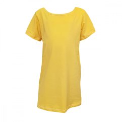 Dámské šaty OVERSIZE, žlutá slunečnice