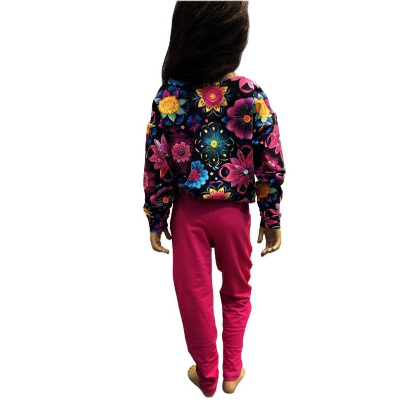 Detská mikina HIP, rozkvitnutá noc