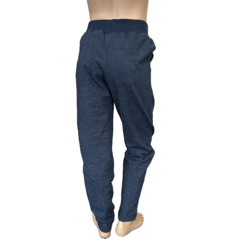 Pánské kalhoty JOGGER JEANS BLUE lehké