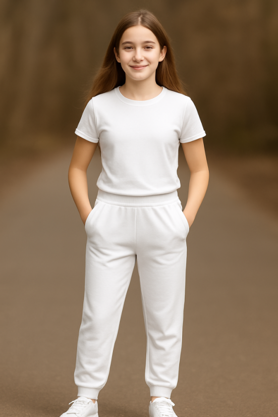 Dětské tepláky do manžety lehké