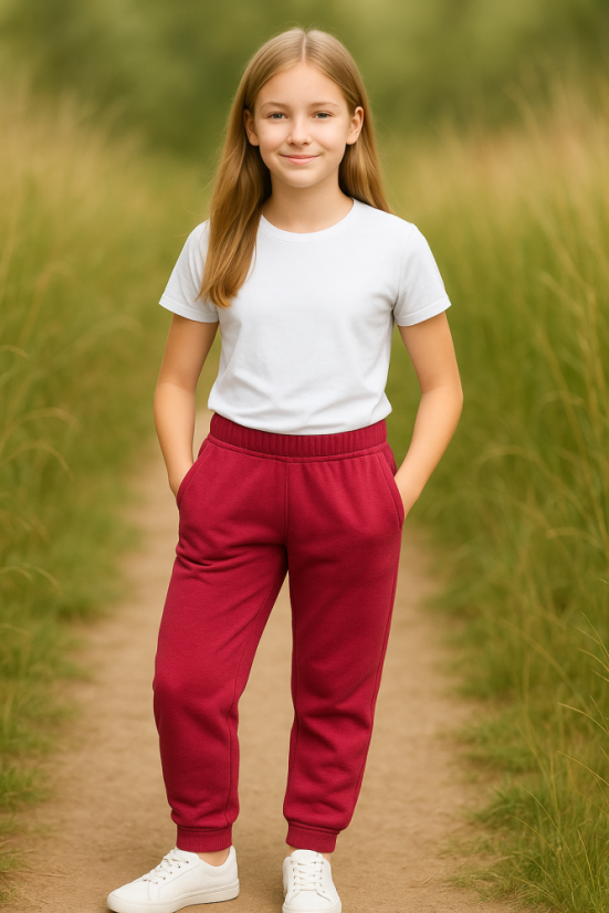 Dětské tepláky do manžety lehké