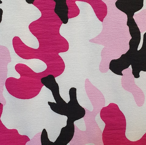 Detské tepláky Thin Bambus ľahké, ružový maskáč