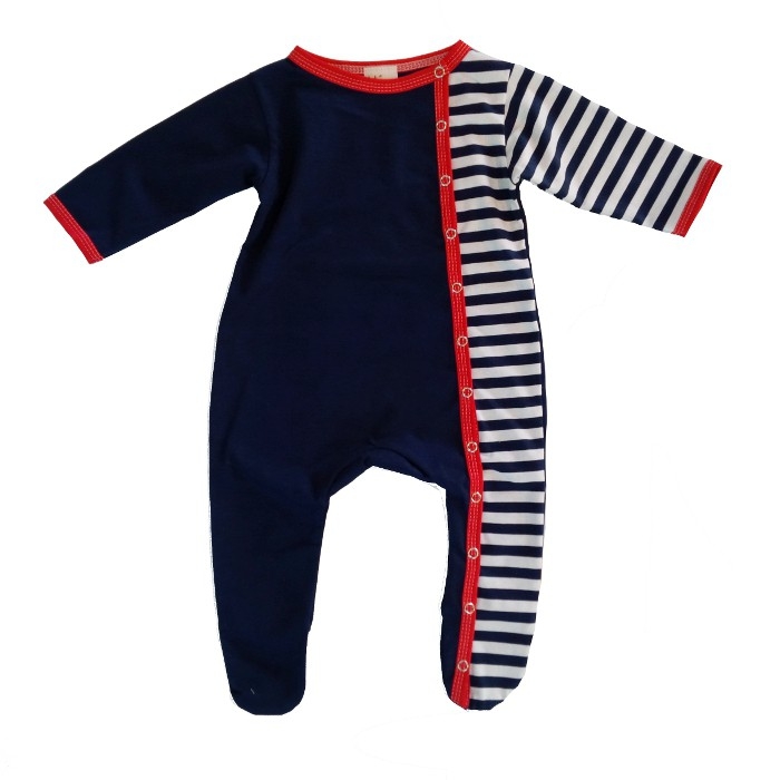 Dětský overal NAVY - RED (Velikost 98)