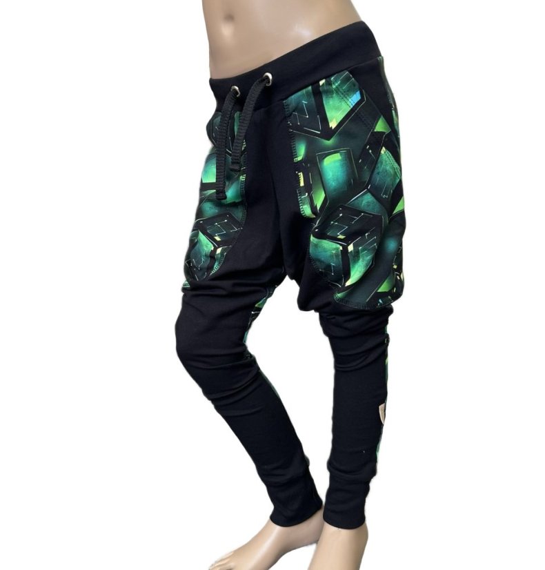 Dětské tepláky Parkour lehké, herní dimenze