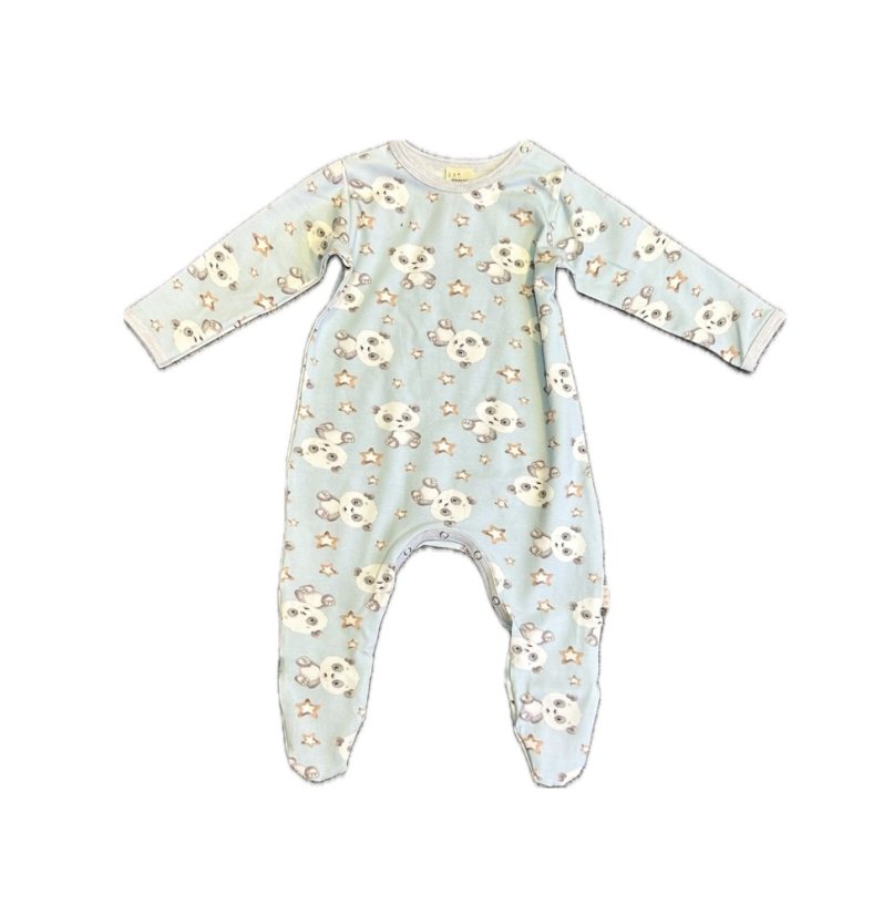 Detský overal, modrá panda