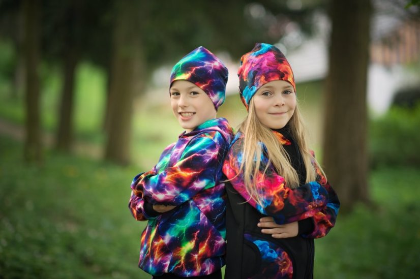 Detská tepláková súprava, neonové blesky