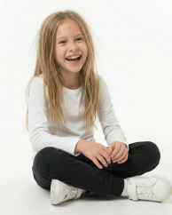 Dětské softshellové kalhoty THIN s fleecem elastické, černá klasika