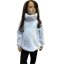 Mikina s rolákem FURRY BABY BLUE