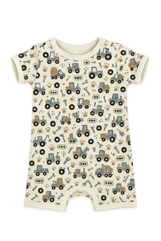 Dětský letní overal BAMBUS, malý stavitel