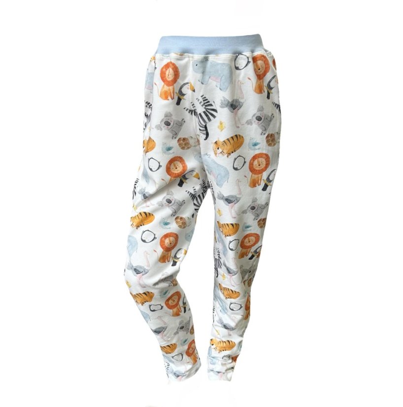 Dětské tepláky Jogger lehké, kamarádi ze zoo