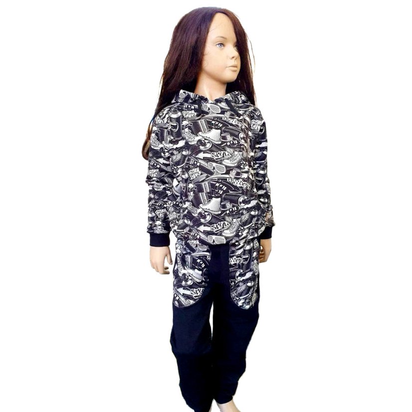 Tepláková souprava DIGI FREEDOM B&W