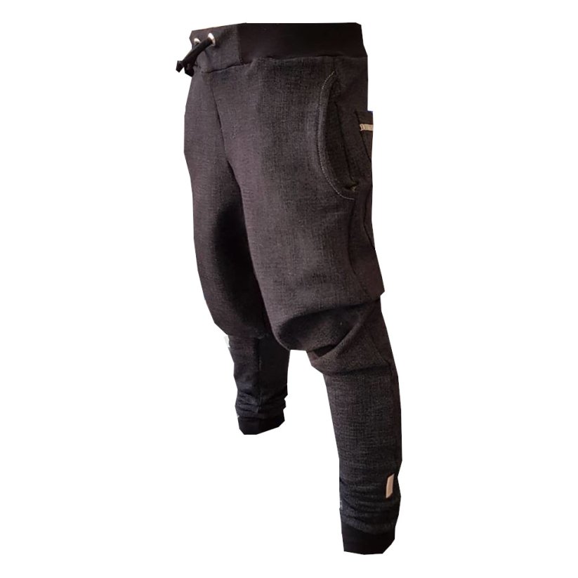 kalhoty parkour jeans black06