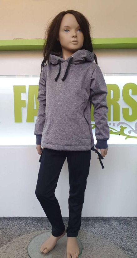 Softshellová mikina ELAST GREY MELE