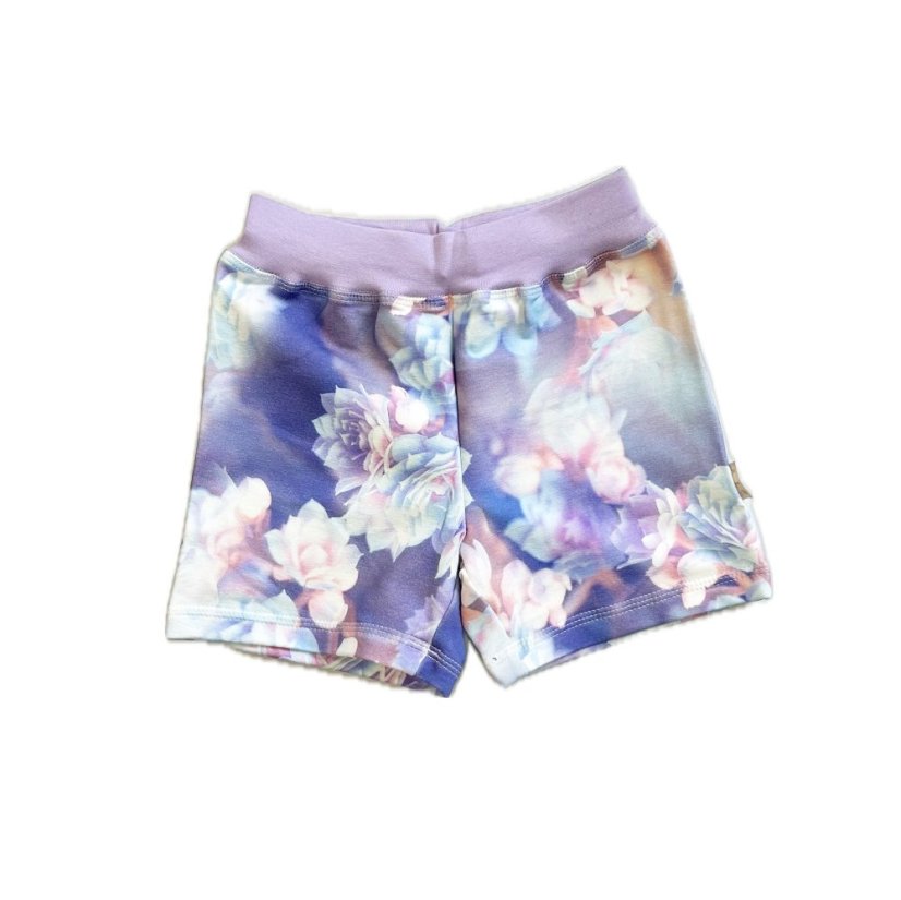 Kraťasy krátké DIGI BLUE FLOWERS
