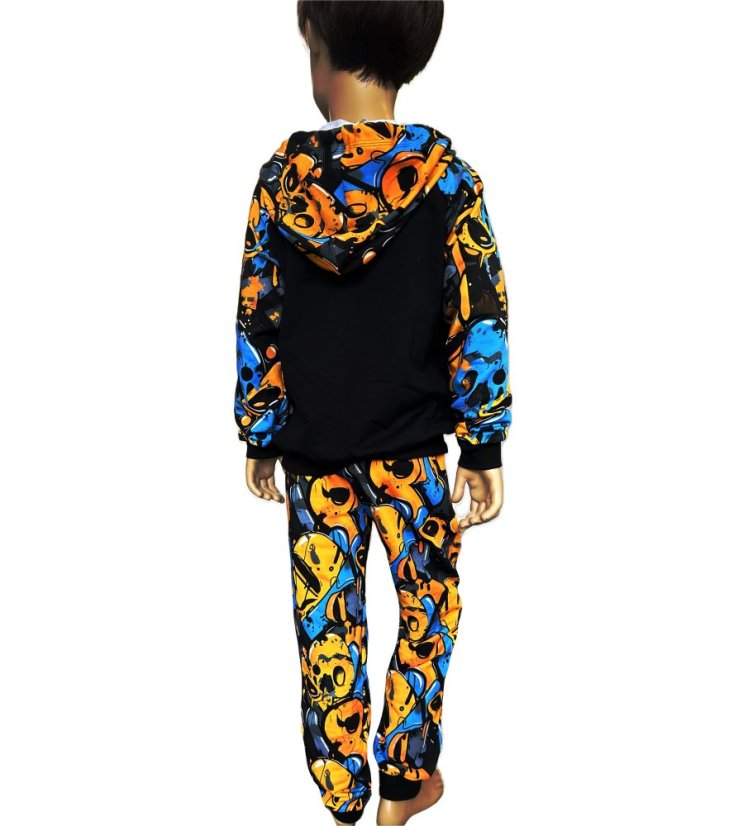 Mikina ZIPPER DIGI GALAXY 3 BLACK