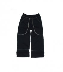 Dětské rostoucí kalhoty IMP černé (Velikost 98)