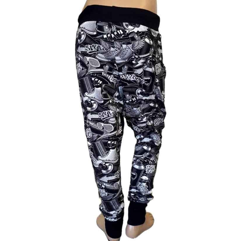 Pánské tepláky PARKOUR FREEDOM B&W lehké