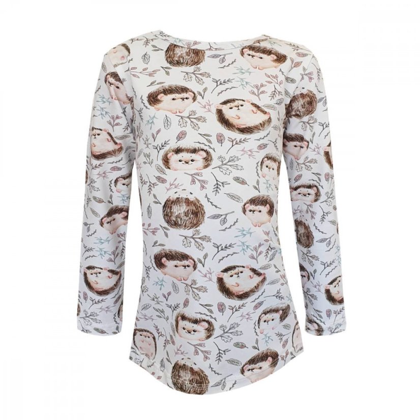 Dívčí tričko, ježečci dlouhý rukáv