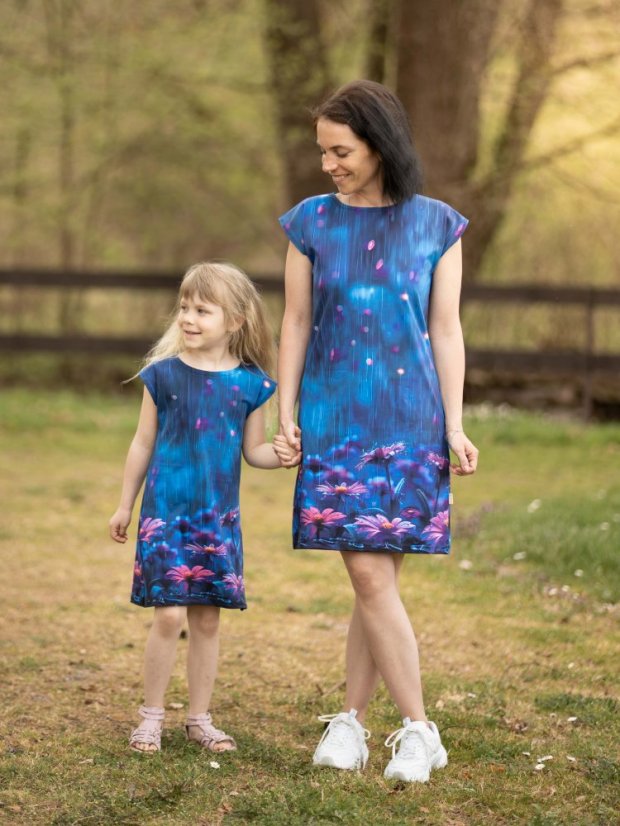 Dámské bavlněné šaty, FLOWERS 13