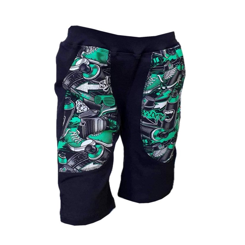 Dětské kraťasy s kapsami DIGI FREEDOM GREEN