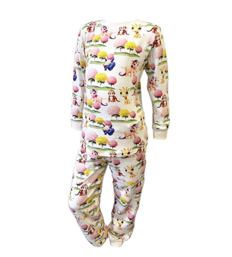 Dětské pyžamo BAMBUS, veselá zvířátka