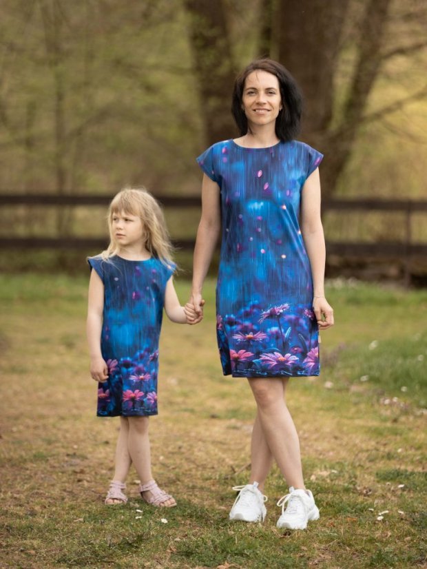 Dámské bavlněné šaty, FLOWERS 13