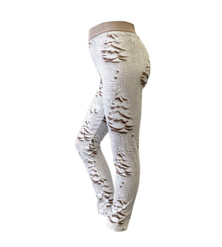 Detské legíny, zimný les