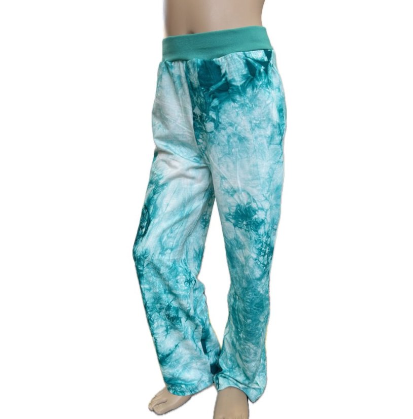 Detské pyžamo BAMBUS batikované GREEN