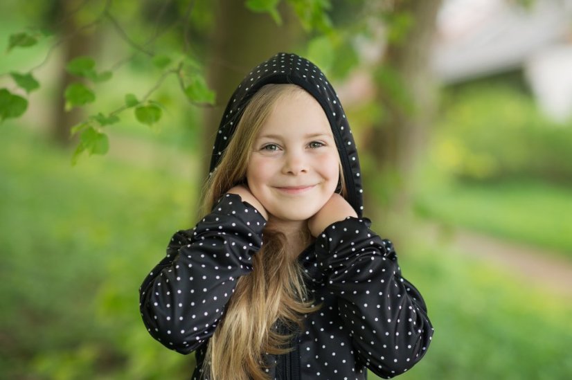 Softshellová bunda ELAST BLACK DOT