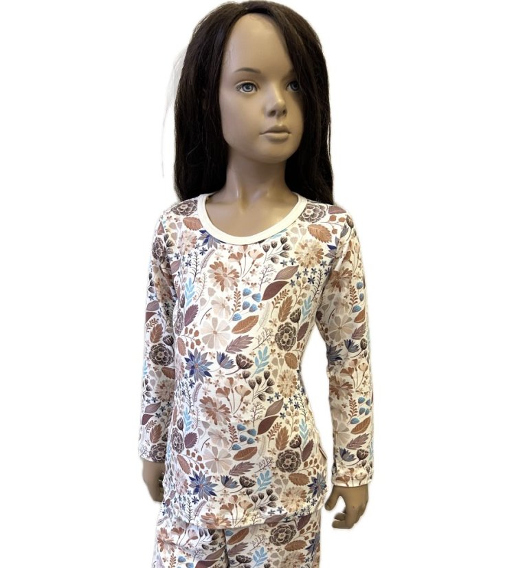 Dámské tričko BAMBUS, podzimní louka