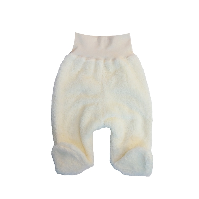 Dětské polodupačky FURRY bílé (Velikost 98)