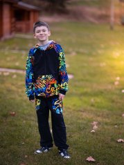 Dětská tepláková souprava ZIPPER GRAFITY 5
