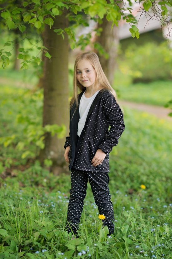 Softshellová bunda ELAST BLACK DOT