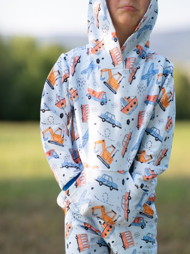 Detská tepláková súprava, na cestách