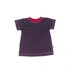 Dětské tričko krátký rukáv LOLLA fialové (Velikost 92-98)