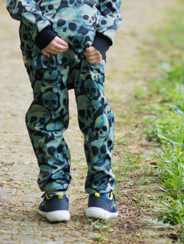 Dětské softshellové kalhoty THIN bez fleecu