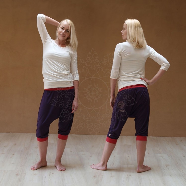 Dámské tričko 3/4 rukáv SATYAM BAMBUS natur (Velikost XS dámské)