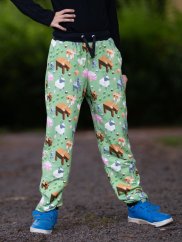 Dětské tepláky, zvířátka z kostek