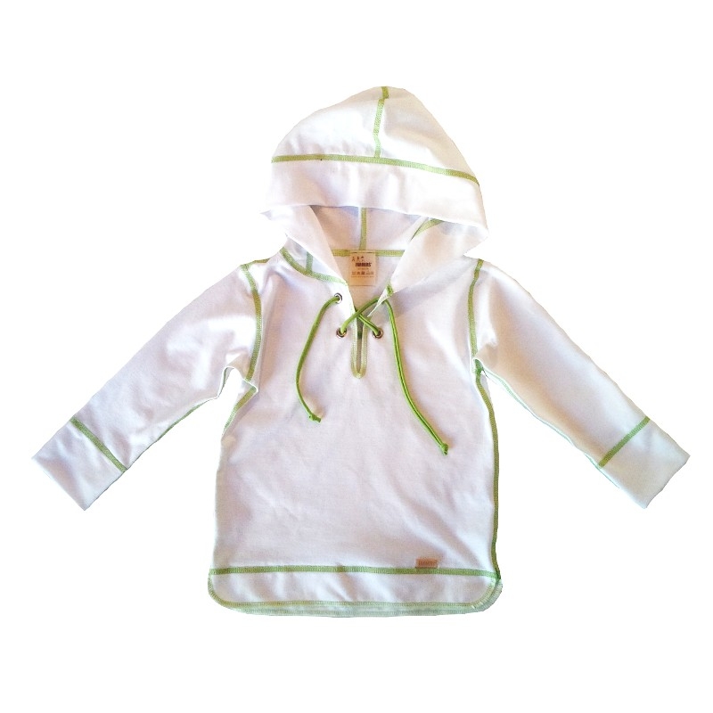 Pánská lehká mikina s kapucí ROYAL WHITE (Velikost XL pánské)